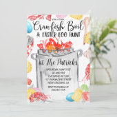 Osterkrabbe Einladung (Stehend Vorderseite)