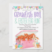 Osterkrabbe Einladung (Vorderseite)