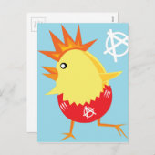 Osterkreide Feiertagspostkarte (Vorne/Hinten)