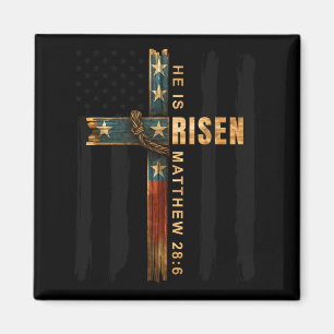 Osterkreuz Auferstandener Jesus Christliche Männer Magnet