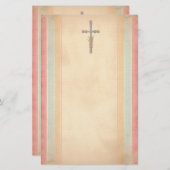 Osterkreuz Briefpapier (Vorne/Hinten)