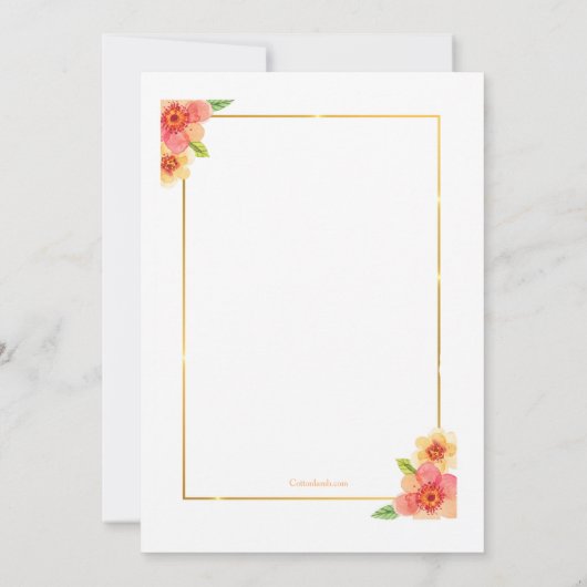 Osterkreuz Einladung (Rückseite)