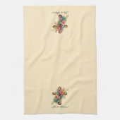 Osterkreuz "Er ist Risen" Geschirrtuch (Vertikal)