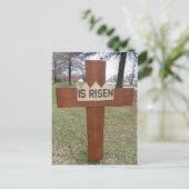 Osterkreuz Feiertagspostkarte (Stehend Vorderseite)