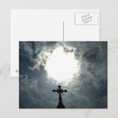 Osterkreuz Feiertagspostkarte (Vorne/Hinten)