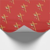 Osterkreuz Geschenkpapier (Ecke)
