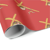 Osterkreuz Geschenkpapier (Rolleneckpunkt)