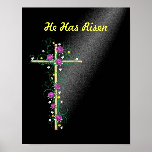 Osterkreuz Jesus Auferstehungspaket Poster (Vorne)