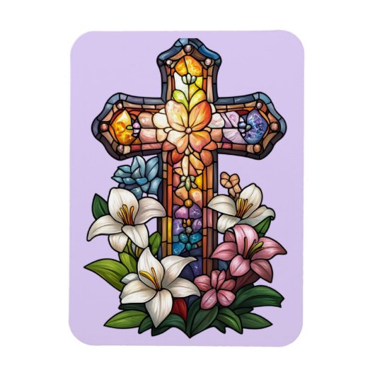 Osterkreuz Magnet (Vertikal)