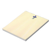 Osterkreuz mit Bluebells Notizblock (Rotiert)