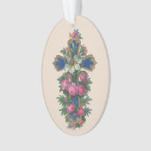 Osterkreuz mit Lilie Ornament (Vorderseite)