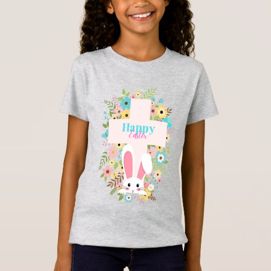 Osterkreuz mit Sonnenschein T-Shirt (Vorderseite)