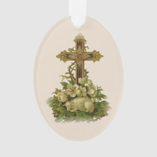 Osterkreuz Ornament