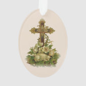 Osterkreuz Ornament (Rückseite)