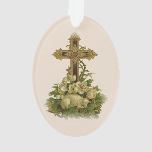 Osterkreuz Ornament (Rückseite)
