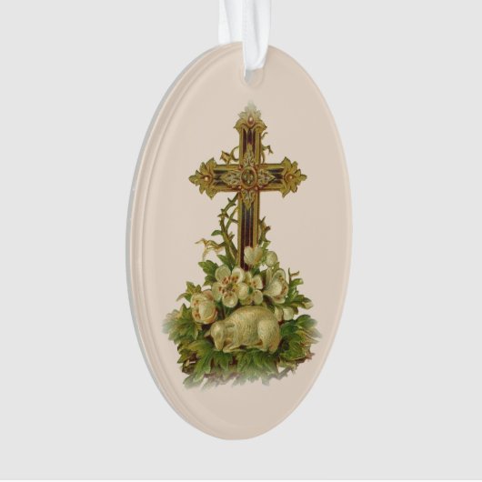 Osterkreuz Ornament (Vorderseite)
