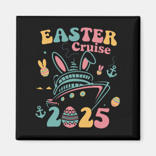 Osterkreuzfahrt 2025 Familie Bunny Cruise Ship Oas Magnet