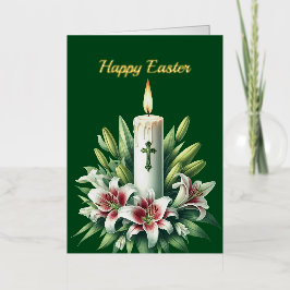 Osterkreuzfahrten Lilies Candle Illustration