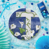 Osterkreuzplatte Pappteller (Party)