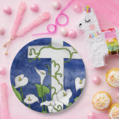 Osterkreuzplatte Pappteller (Party)