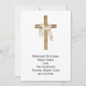 Osterkreuzverkleidung Religiöse Christlich Feiertagskarte (Vorderseite)