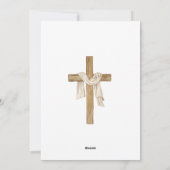 Osterkreuzverkleidung Religiöse Christlich Feiertagskarte (Rückseite)