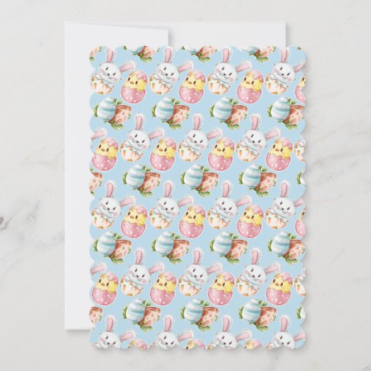 Osterkritter Flat Grußkarte Einladung (Vorderseite)