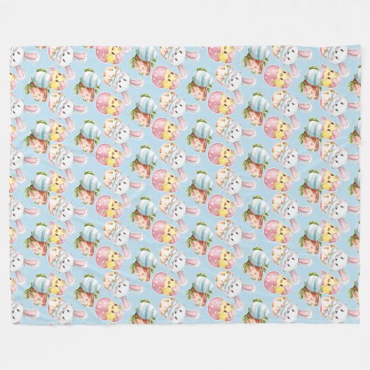 Osterkritter Fleece Blanket (Vorderseite (Horizontal))