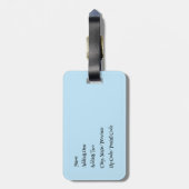 Osterkritter Gepäckmarke Gepäckanhänger (Rückseite vertikal)