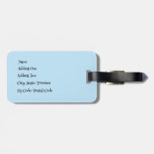 Osterkritter Gepäckmarke Gepäckanhänger (Rückseite horizontal)