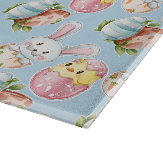 Osterkritter Glass Cutting Board Schneidebrett (Ecke)