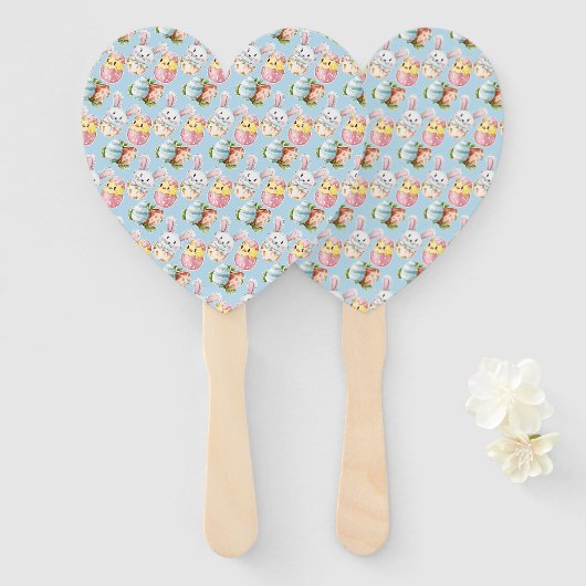 Osterkritter Hand Fans Fächer (Vorne und Hinten)
