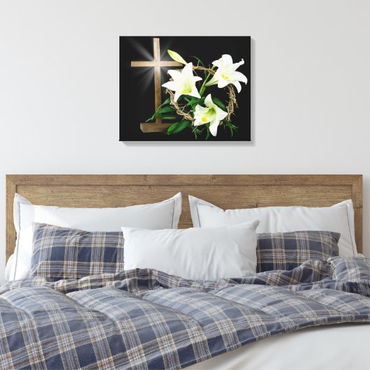 Osterkrone Leinwanddruck (Insitu (Schlafzimmer))