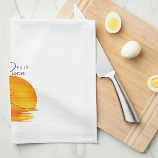 Osterküche Handtücher (Viertel Falte)