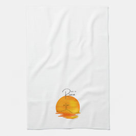 Osterküche Handtücher