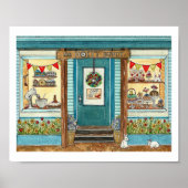 Osterkuchen Shop Farbe Poster (Vorne)