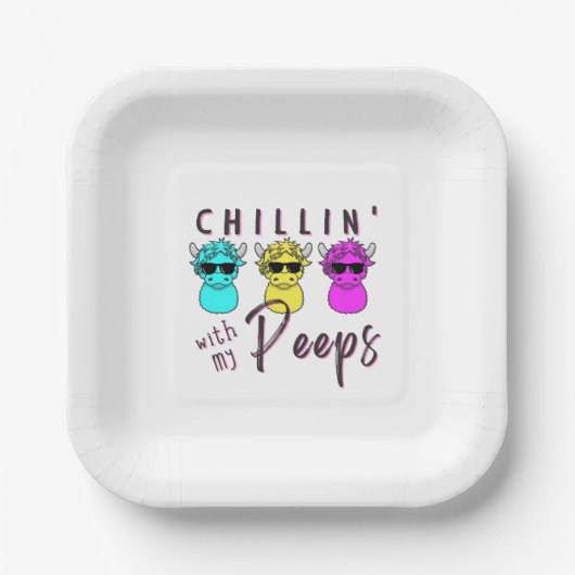 Osterkühe Party Teller Peak Cows Osterkühe (Vorderseite)