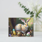 Osterkühner alter Stil Postkarte (Stehend Vorderseite)