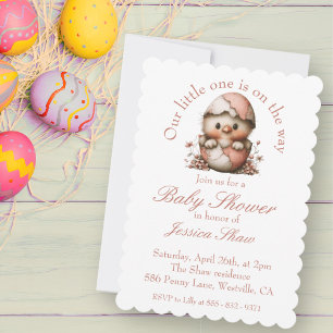 Osterküken-Baby-Shower-Einladung Einladung