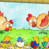 Osterküken Grußkarte von Nicole Janes Karte