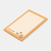 Osterküken mit Bouzouki Post-it Klebezettel (angewinkelt)