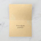 Osterküken mit Hasen Feiertagskarte (Innenseite)