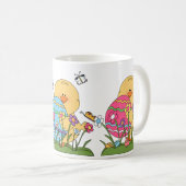 Osterküken-Tasse Kaffeetasse (VorderseiteRechts)