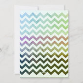 Osterküken und Ferienwohnungskarte Feiertagskarte (Rückseite)