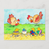 Osterküken von Nicole Janes Postkarte (Vorderseite)