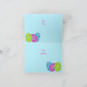 Osterkunst Feiertagskarte (Innenseite)