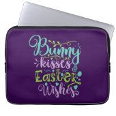 Osterküsse Wünsche Laptopschutzhülle (Vorderseite)