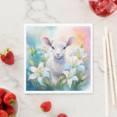 Osterlamellenpapier Napkin Serviette (Beispiel)