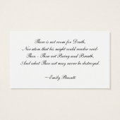 Osterlamm-Gebetskarte (Rückseite)