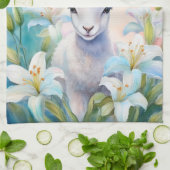 Osterlamm Küchentuch (Gefaltet)